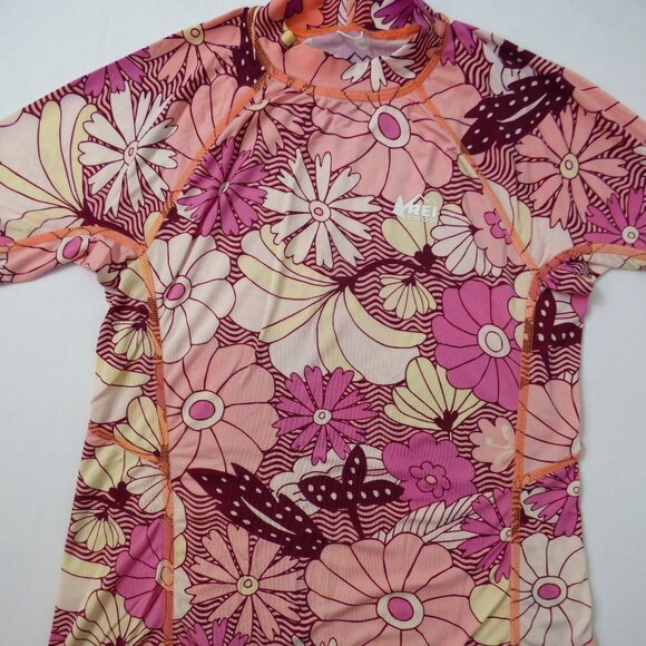 REI Floral Rashguard, Size 10-12 Years - Picture 1 of 2